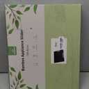 Joy&Grace Appliance Slider for Kitchen Appliances 360 Rolling Sliding Tray for Coffee Maker Countertop, Bamboo Coffee Pot Slider Rolling Tray with Universal Rollers (Black, Large 16"x13")