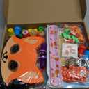 Fox Party Favors, 132PCS Fox Themed Birthday Party Supplies, Fox Gifts Goodie Bag Stuffers Stickers Stamps Toys Pinata Prizes for Jungle Safari Party Woodland Creatures Fox Birthday Party Decorations