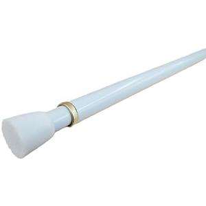 Van Wyck Regular Duty Lightweight Tension Rod 7/16" Diameter Adjusts from 28-48 Inches White Finish