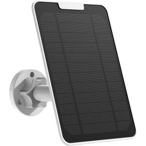 4W Solar Panel Charging Compatible with Arlo Pro 3/Arlo Pro4/Arlo Ultra/Arlo Ultra 2/Arlo Pro 3 Floodlight, with 13.1ft Waterproof Charging Cable, IP65 Weatherproof,Includes 360Adjustable Wall Mount