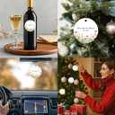 2 x Thank You Ornaments for Women Men, Retirement Going Away Appreciation Gifts for Friend Coworker Boss Manager, Never Forget The Difference You Make Ceramic Ornaments