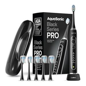 Electric Toothbrush, Electric Toothbrush for Adults with 8 Brush Heads,6 Cleaning Modes, Ipx7 Water Proofing 2024 Newly Electric Toothbrush #Sales Today, Black 