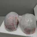 RAINLIGHTING 2 Pack 1 Light 8" Kitchen Island Hanging Pendant Light Farmhouse Dining Grey Glass Shade Light Fixture,Brushed Bronze Finish for Bathroom,Over Sink