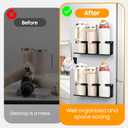 Magnetic Stanley Cup Holder for Fridge, Water Bottle Organizer Compatible with Stanley Cup/Owala/Hydrojug/Brumate/Simple Modern, Tumbler Organizer with Cup Lid Holder
