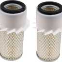 JZGRDN 2X Air Filter 15227-11220 67800-58300 15501-11081 15562-11080 70000-11221 Compatible with Kubota F2000, F2100, F2100E, B4200DT, B5100, B5200, B6100, B6200,KH31, KH35, KH41, KH5, KH50
