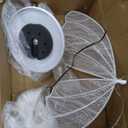 Wedding Butterfly Floor Lamp, 2025 LED Romantic Elegant Decoration Butterfly Floor lamp Decoration Props for Wedding Party Birthday Rental Business (White, 80 cm/31.4 in & 2PCS). No work