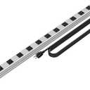 12 Outlets Metal Power Strip,Mountable Heavy Duty Power Strip with 6FT Long Extension Cord with Circuit Breaker,15A 125V 1875W, ETL Listed