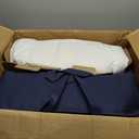 Serta Goose Feather Down Fiber Comforter Queen Size - 100% Cotton Cover Duvet Insert - Hotel Luxury Hypoallergenic Bedding Comforter All Season Medium Warmth 90 x 90 Inch White