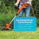 BLACK+DECKER Weed Wacker with Auto Feed, 14-Inch 2 in 1 String Trimmer Lawn Edger, Powerful 6.5-Amp Lightweight Electric Weed Eater (BESTA510)