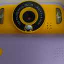 Amzelas Kids Instant Print Camera, Portable Travel Toys Camera for Toddler, Print Black & White Photos Instantly, Ideal Birthday for Boys & Girls Ages 312 with Selfie Mirror (Purple)