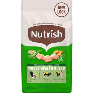 Nutrish Dry Dog Food, Real Chicken & Veggies Recipe Whole Health Blend, 6 lb. Bag (Rachael Ray) (6 Pound (Pack of 1))