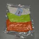 Women's Neon Scrunch Crew Socks 80s 90s Retro 3-Pack Cotton Stacked Boot Calf Cozy Ribbed Slouchy Socks Size 5-10 (1-white/Neon Green/Neon Orange)