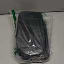 Bicycle Manned Cushion, Black PU Bike Rear Saddle Mountain Bike Back Shelf Seat Cushion, Wide Soft Pad Bicycle Accessory for School Sports Trail Riding