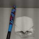 Grand Slam Set- Graffiti Plastic Bat, David Ortiz Backyard Baseball Set with 3 Balls, 4 Throw Down Bases
