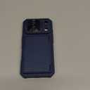 For iPhone 17 Pro Case Wallet with Card Holder (4-5 Cards), Slide Camera Cover, Military Grade Drop Shockproof, Heavy Duty Rugged Women Men Phone Case for iPhone 17 Pro 6.3" 2025, Blue