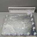 NUSVAN Vanity Mirror with Lights Lighted Makeup Mirror with Dimmable LED Bulbs, 3 Color Lighting Modes, USB Charging Port Touch Control, Sturdy Metal Frame Design, White (50x40cm, 4.70)