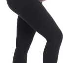 Joyaria Womens Cotton Maternity Leggings Pants Over The Belly Pregnancy Active Wear Workout Yoga Tights Pants S-XXL (Black), XL