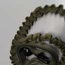 rabbitgoo Tactical Bungee Dog Leash with Shock Absorption, Military Training Leash with 2 Padded Control Handles for Medium Large Dogs, 5.2FT, Green