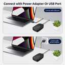 Mouse Jiggler, Undetectable Mouse Mover Device Wiggler Shaker with Drive Free USB Cable, Physical Automatically Mouse Movement, Keep PC Screen Active