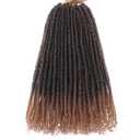 COOKOO 12 Inch Micro Twist Crochet Hair 9 Packs Ombre Brown Pre-looped Bouncy Mini Passion Twist Crochet Hair Pre-twisted Mini Senegalese Twist Crochet Hair Extensions(1B/30#)