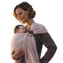 Nalakai Ring Sling Baby Carrier, Soft Linen Baby Sling, Baby Wrap, Comfort, Style, and Giving Back - Carry Your Little One with Love (Warm Sand Beige)
