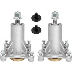 Belleone 2 Pack 187292 Spindle Assembly Fits for Craftsman Husqvarna Ariens Poulan Pro, 587819701 Mandrel Assembly for 42" 46" 48" 54 Deck Mower, Replace for 192870 532187281 532187292 567253301