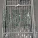 Linear Bar Air Grille 12" X 8", Aluminum Air Supply/Return Grilles,Easy Air Flow,Removable Grille/Door-HVAC Air Vent Cover,White[Outer Dimensions: 12.8"w X 8.8"h]