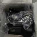 RONG&LAN LED Metal Clip On Light Clip on Lamp for Desk, 360 Adjustable Clamp Reading Light for Bed, Eye-Friendly Book Night Light for Desk Bed Table Dorm Room Bedroom Office Reading SUN-86 Black