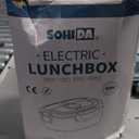 SOHIDA Electric Lunch Box Food Heater, 80W Portable Warmer for Car Truck Work with 304 Stainless Steel Container, 12V/24V/110V Green Heated Lunch Box Suitable for Ideal Driver/Work/Gift