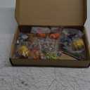 Craftdady 100pcs Handmade Lampwork Glass Spacer Beads Halloween Pumpkin Owl Rondelle Oval Loose Beads for Bracelets Necklaces Earrings Jewelry Crafts Making (Mixed Color Halloween)