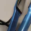 Nano Titanium Ultra-Thin Hair Straightener, Professional Flat Iron for All Hair Types (1 inch, Blue)