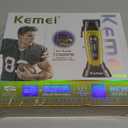 KEMEI 90-4 Professional Hair Clippers for Men, 11500 RPM Barber Clippers with LED Display, Cordless Hair Trimmer with DLC Blade & Charging Base, 2000 mAh Hair Clipper for Barbers Haircut Kit