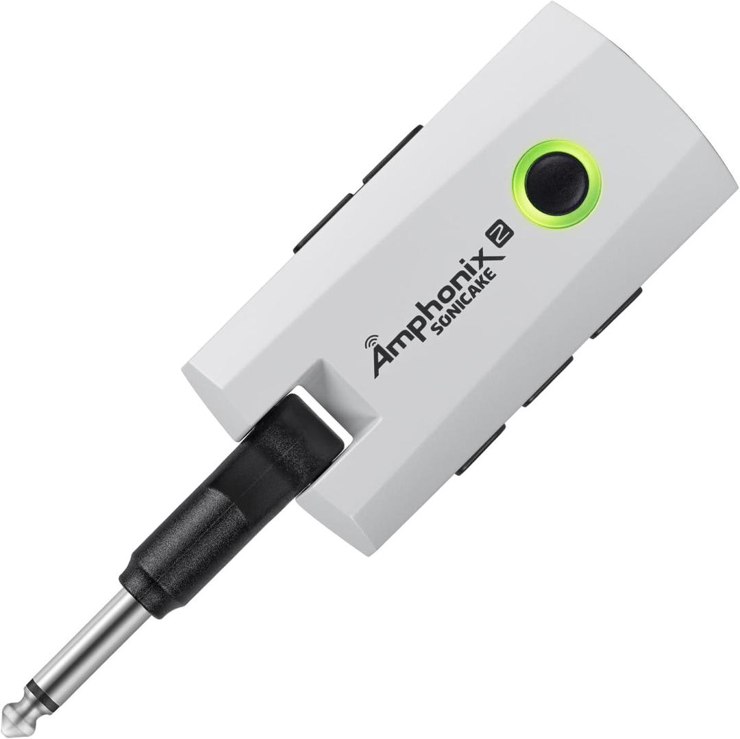 SONICAKE Guitar Headphone Amp - 50 Factory Presets, 9 Effect Modules, BT Connection, App Control, USB Audio Recording, Portable Guitar Amplifier for Home Practice & Performance, Amphonix 2 QAP-50