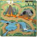 Melissa & Doug Prehistoric Playground Dinosaur Activity Rug -39" x 36"