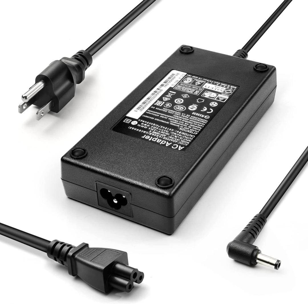 Charger Fit for MSI Gaming Laptop 180W 150W 120W AC Adapter, GF63 GF65 GF75 MS-16K2 MS-16R5 MS-17F3 Laptop Power Supply Cord