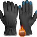 Winter Gloves for Men Women Cold Weather, Full Touchscreen Gloves with Warm Plush Lining Cycling Driving Gloves (Small)