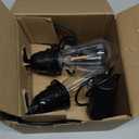 TWINKVILLA Battery Operated Chandelier, 2Pack Hanging Gazebo Lights, Acrylic Crystal Beaded Pendant Lights Outdoor Waterproof for Patio Tree Pergola Porch and Indoor Decor (2)