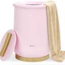 Keenray Towel Warmer, Luxury Towel Warmer Bucket, Large Towel Warmers for Bathroom, Auto Shut Off, Fits Up to Two 40"X70" Oversized Towels, Bathrobes, Blankets, PJ's and More, CL1(Pink)