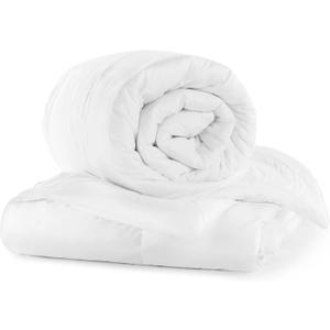 Peacock Alley Down Alternative Duvet – 100% Hypoallergenic Fluffy Duvet Insert, Features of Down – Plush Lightweight All Seasons Comfort, 400 Thread Count Cotton Sateen Sheeting - King/Cali King