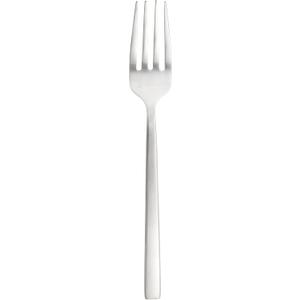 Fortessa Arezzo 18/10 Stainless Steel Flatware, Serving Fork, 9.25", Brushed Stainless Steel