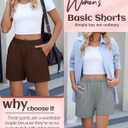 Ficerd 3 Pack Women's Sweat Shorts High Waisted Casual Summer Workout Comfy Lounge Short with Pockets Athletic Trendy Pants (S)