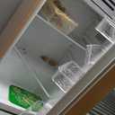 Frigidaire Retro Compact Fridge with Chiller, 3.2 cu ft Countertop Fridge with Built-In Bottle Opener, Compact Refrigerator for Office, Bedroom, Dorm Room or Cabin - 16.5" D x 19" W x 31" H (Coral) (Pink)