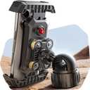 LISEN 2026 Bike Phone Holder, [Anti-Vibration] Motorcycle Phone Mount, Bicycle Phone Holder, Handlebar Phone Mount Scooter Ebike Accessories Bicycle Accessories for iPhone Samsung Google Pixel, Black