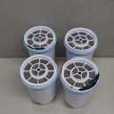 ZeroWater Official Replacement Filter - 5-Stage 0 TDS Water Filter Replacement IAPMO Certified to Reduce Lead, Chromium, and PFOA/PFOS 4-Pack