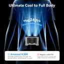 14500mAh Portable Waist Fan, Father's Day Gifts for Dad Husband, Shirt Wearable Belt Clip on Fan for Blue Collar Outdoor Worker, Rechargeable Full Body Cooling, Fishing Hiking Camping Essentials 2026