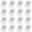 TRVL FIELDER Self Adhesive Caster Wheels, Appliance Rollers Appliance Slider for Kitchen, 360 Swivel Small Casters - Solve Coffee Maker Air Fryer Small Appliances Countertop Sliding (White - 16 Pcs) (1 Steel Ball Style)