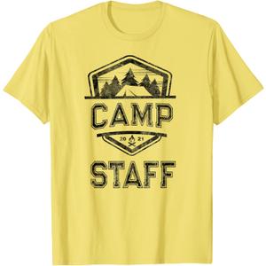 Vintage CAMP STAFF Campground Crew Counselor Nurse Host Team T-Shirt M