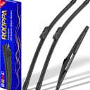 3 wipers Replacement for 2017-2022 2023 2024 2025 Mazda CX-5 2017-2022 2023 Mazda CX-9, Windshield Wiper Blades Original Equipment Replacement - 24"/18"/14" (Set of 3)