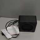 Gaiatop Mini Space Heater, Lightweight PTC Ceramic Fast Heating 500W Energy Efficient for Indoor Use, Overheating & 45° Tip-Over Protection, Portable Desk Electric Heaters for Office Home Black