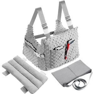 Geelin Post Mastectomy Pillow, Breast Surgery Lumpectomy Recovery Supplies, Post Mastectomy Essentials, Breast Reduction Pillow Recovery Belt Protection Surgery Gift(Grey)